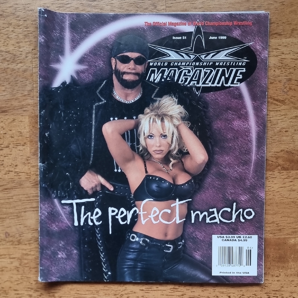 WCW Magazine Issue 51 June 1999 Randy Savage/Gorgeous George Cover